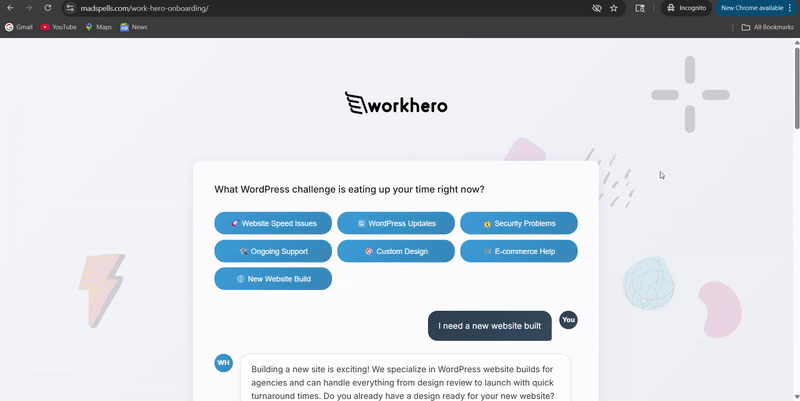 Work Hero AI Workflow Automation Demo